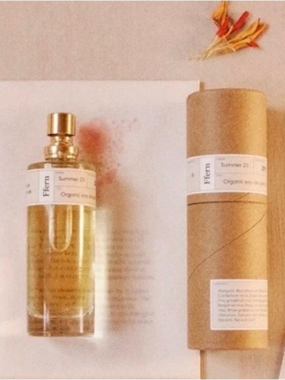 Ffern Summer “25 Organic Body Oil — Gold UNOPENED